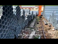 Superficie de estallido tubo de acero galvanizado EN39 para gas y agua Q195