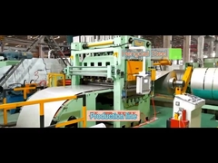 Aplanamiento y corte de placas de acero inoxidable